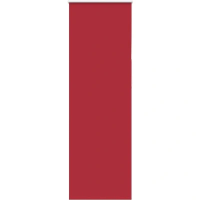Image of vidaXL Roller Blind Blackout Red 65x230 cm Fabric Width 60.7 Polyester
