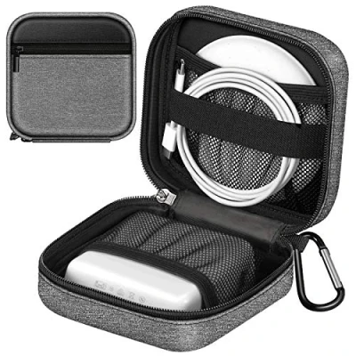 Image of FINPAC MacBook Charger Organiser Case, Small Electronic Bag for Power Adapter, Portable Storage Travel Pouch Laptop Accessories, Magic Mouse, USB Drives, GoPro, Gadget, Tech Gear