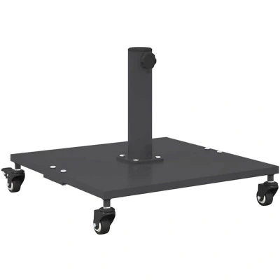 Image of vidaXL Outdoor Umbrella Bases Dark grey 45 x 31.5 cm Steel