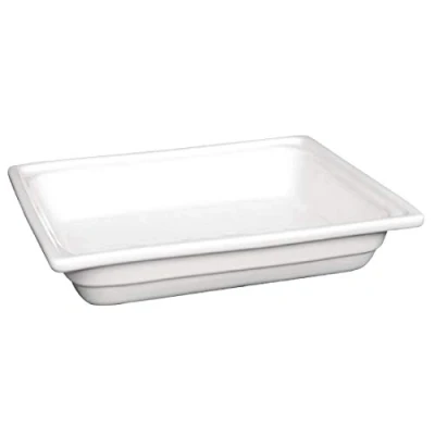 Image of Olympia Whiteware 1/2 Half Gastronome 330X270X65mm Porcelain Dish