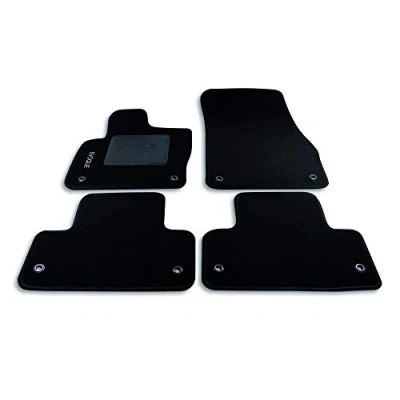 Image of Bottari 39055 Custom Mat Velvet, Black, Set of 4
