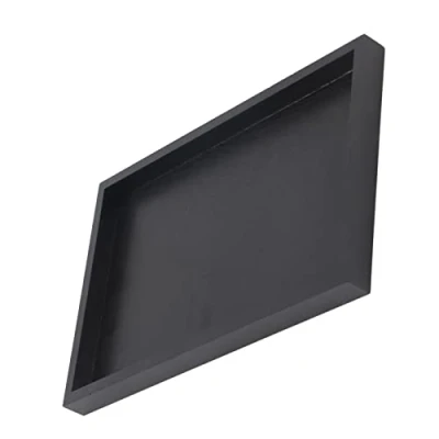 Image of ASAHTA Wooden Serving Tray,Rectangle Shape Solid Wood Tea/Coffee/Snack Food/Meals Tray Plate Restaurant Trays,Vintage Versatile Service Durable For Home (22 * 12 2cm)