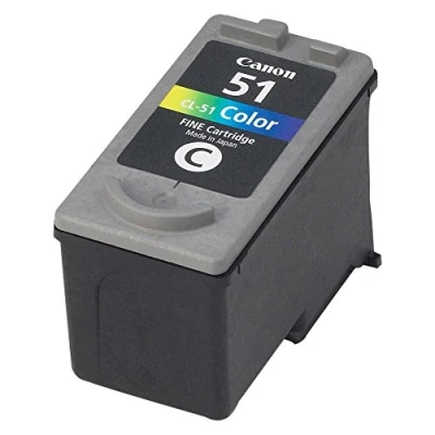 Image of Canon CL 51 high yield CL51 ink cartridge PIXMA iP2200 iP6120D iP6220D MP150 MP160 MP170 MP180 MP450 MP460