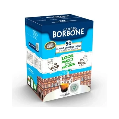 Image of 50x Caffè Borbone Decisa ESE 44mm Coffee Pods Cialde Italian