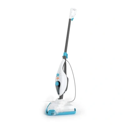 Image of Vax Steam Clean Multifunction Mop Converts to a Handheld Variable Control S85 CM, White and Blue