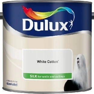 Image of Dulux Silk 2.5L White Cotton