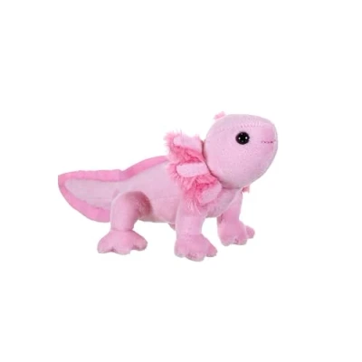 Image of Wild Republic Pocketkins Eco Axolotl, Stuffed Animal, 5 Inches, Plush Toy, Made from Recycled Materials, Friendly