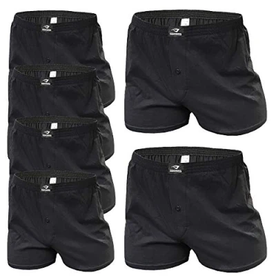 Image of SGS 6 or 10 pack of cotton boxer shorts for men, men who appreciate loose, comfortable pants. Underwear with premium quality men&#039;s pants as