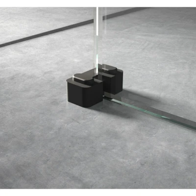 Image of Hudson Reed WRSF007 Black Wetroom Screen Support Foot