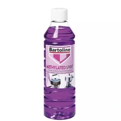 Image of Supadec 500ml Bartoline Methylated Spirit Fuel Burners Camping Stoves Cleaning Meths Stain Household Liquid
