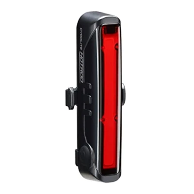 Image of Cygolite Hotrod 120 Lumen Bike Tail Light 7 Night &amp; Daytime Modes Wide Beam COB LEDs IP64 Water Resistant USB RechargeableGreat for Busy Roads, Black, Red, Compact