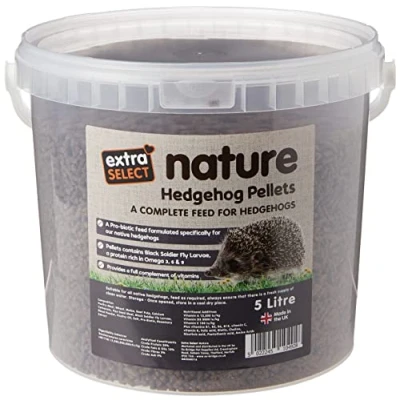 Image of Extra Select &quot;Nature&quot; Complete Hedgehog Pellet Food Tub, 5 Litre