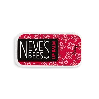 Image of Neve&#039;s Bees Beeswax Lip Balm Rosey 100% Natural Cute Little Slider Tin 7g (see pic for size)