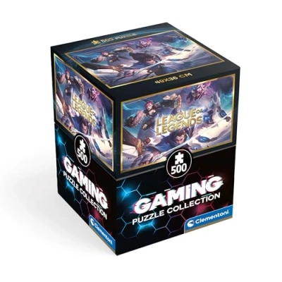 Image of Clementoni Jigsaw Puzzle League Of Legends 500 Pieces Gaming Collection, Poster Included, For Adults 14 99 Years, Gift Men/Women, Game, Made In Italy, 35559