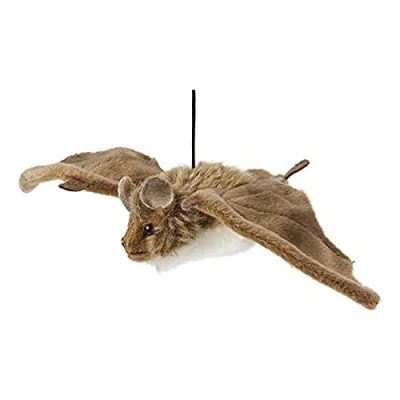 Image of Living Nature Soft Toy Small Bat (24cm), Pink,white
