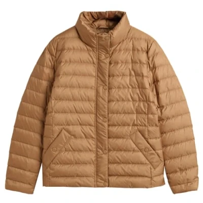 Image of GANT Down jacket, Women&#039;s, Size: Medium, Warm khaki