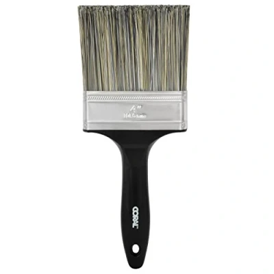 Image of Coral 32300 Essentials Wall Paint Brush with a Bristle Paintbrush Head for use All Paints 4 inch