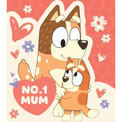 Image of Bluey Mother&#039;s day card No.1 Mum mothers