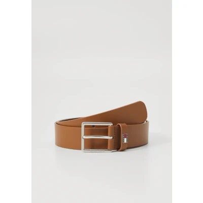 Image of Tommy Jeans FLAG Belt, Men&#039;s, Size: 32, Cognac