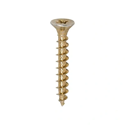 Image of TIMCO Solo Chipboard &amp; Woodscrews Gold 5.0 x 35 Box of 200