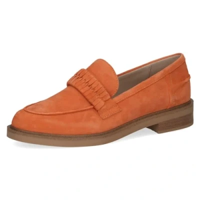 Image of CAPRICE Women&#039; 9 24301 42 Loafer, Orange Suede, 6 UK