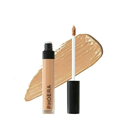 Image of AQUAPURITY PHOERA Liquid Concealer Full Coverage Makeup Face Moisturizer Foundation Conceal Under Eye Dark Circles Cruelty Free (105 Biscuit)