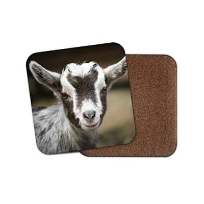 Image of 1 x Cute Baby Billy Goat Coaster Farm Yard Animal Kids Mum Auntie Fun #15184