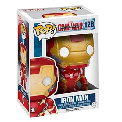 Image of Underground Toys &quot;POP! Bobble Marvel Captain America Iron Man&quot; Toy