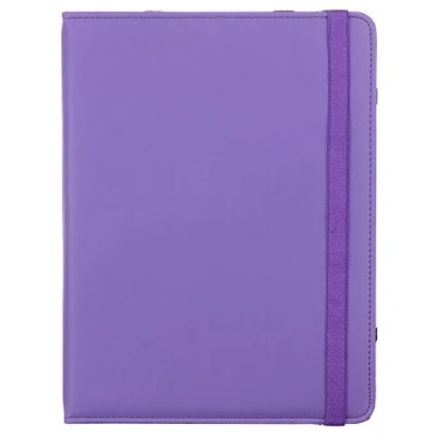 Image of Caseit Universal Folio Case Cover with Built In Stand for 6 8 Inch iPad Mini, Samsung Galaxy Tab 2/3/4 and Kindle Fire HD/HDX 7.0 Purple