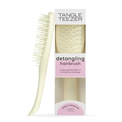 Image of Tangle Teezer Extra Gentle Ultimate Detangler Hairbrush, Less Tension to Minimise Breakage, Effective and Detangling, Safe for Use on Wet Dry Hair, All Hair Types, Chamomile