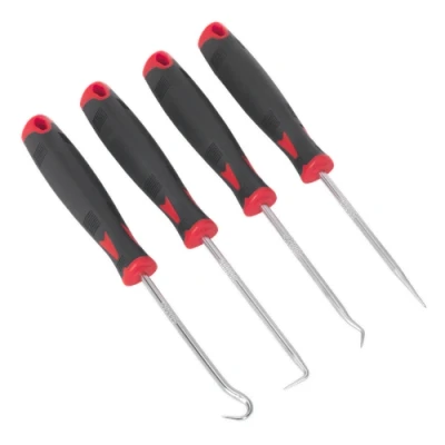 Image of Sealey Miniature Hook &amp; Pick Set 4pc