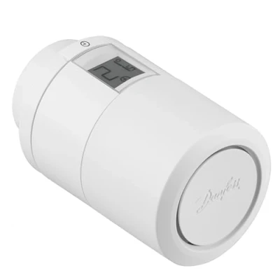 Image of Danfoss 014G1115 Eco Programmable Radiator Thermostat with Bluetooth Function UK Smart