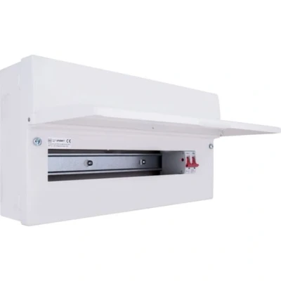 Image of British Gas General Metal Consumer Unit 19 Module 17 Way Unpopulated CFUSW17 01