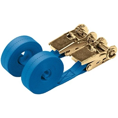 Image of Draper Ratcheting Tie Down Straps, 4.5m x 25mm, 400kg (2 Piece)