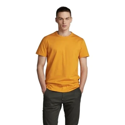 Image of G STAR RAW Men&#039;s Premium Base T Shirt, yellow (dull D22722 C336 1213), XS