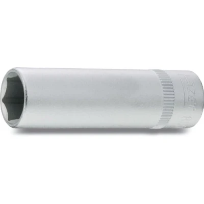 Image of 545111, ASE46830100000 Socket HAZET 850LG 7 DIN 3124, ISO 2725 1 Chrome Vanadium Steel Knurled