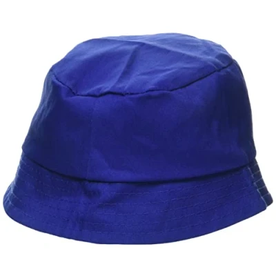 Image of eBuyGB Unisex Kid&#039;s Blue Bucket Hat, Childrens