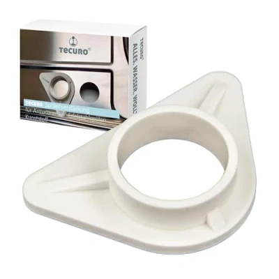 Image of Tecuro Plastic Sink Reinforcer Stabiliser for Fittings on Stainless Steel Sinks.