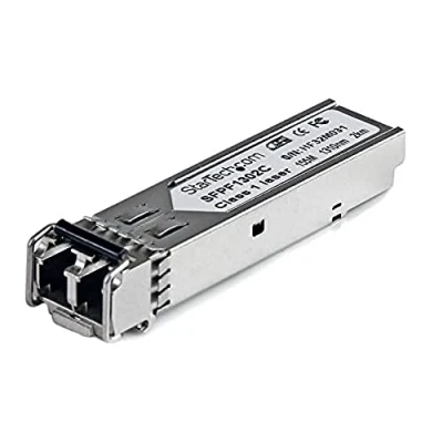 Image of StarTech.com Cisco GLC FE 100FX Compatible SFP Module 100BASE FX 100Mbps Multimode Fiber MMF Optic Transceiver 100 Mbps LC 2km 1310nm DDM ASR920, IE2000, IE4000 (SFPF1302C)