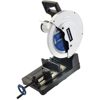 Image of Evolution Power Tools S355CPS Industrial Steel Chop Saw, 355 mm (110 V),Blue