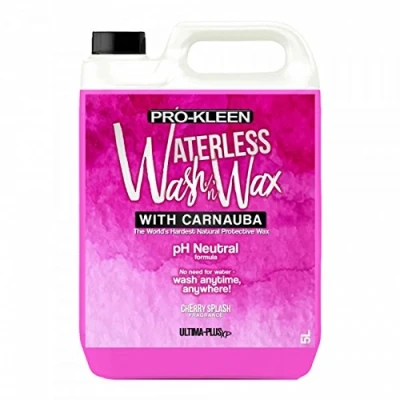 Image of Pro Kleen Ultima Plus XP pH Neutral 1 x 5 Litres Cherry Splash Car Cleaner Waterless Wash &amp; Wax with Carnauba Shine