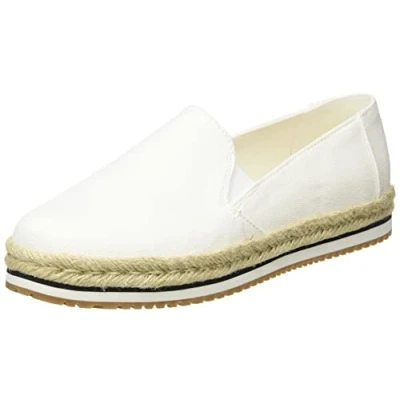 Image of TOMS Women&#039;s Palma Loafer Flat, White, 4 UK