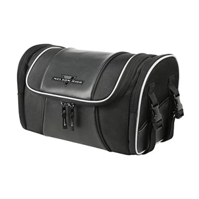Image of Nelson Rigg Route 1 Day Trip Backrest/Sissy Bar Rack Bag; Fits Harley Davidson, Indian, Yamaha &amp; Suzuki Motorcycles