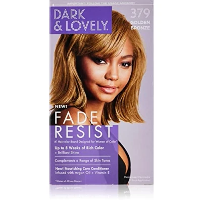 Image of Dark and Lovely fade resistant rich conditioning hair colour, Golden Bronze 379