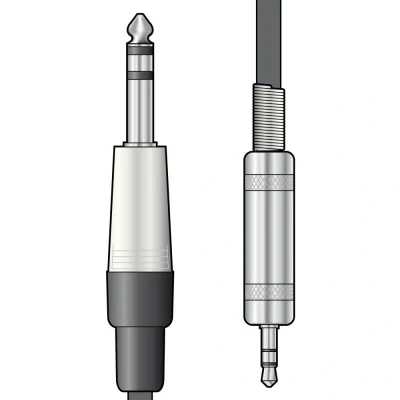Image of chord Classic 3.5 mm TRS Jack to 6.3 Leads