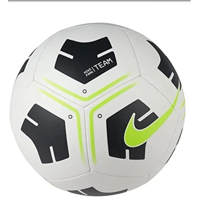 Image of Nike Unisex&#039;s NK PARK TEAM Recreational Soccer Ball, White/Black/(Volt), 3