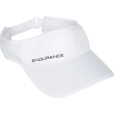 Image of Endurance Daiwo Black Sun Screen Cap Lightweight, UV Protection for Runners