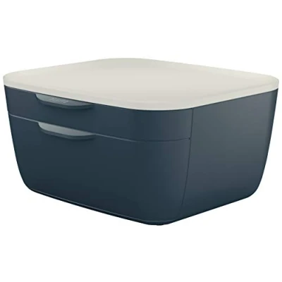 Image of Leitz Two Drawer Cabinet, Cosy Range, Velvet Grey, 53570089