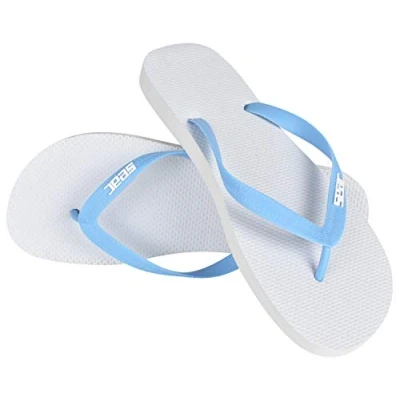 Image of SEAC Unisex Ohau, Rubber Flip Flops for Sea, Pool, Beach and Boat, Black Grey, 8/9 UK 5