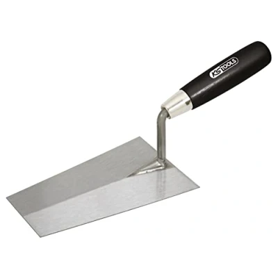 Image of KS Tools 144.0125 Gauging trowel, square edged, 240mm, with wood handle